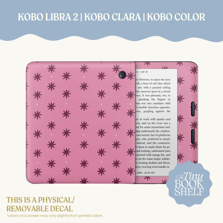 Physical Kindle & Kobo Decals | Petal Pop
