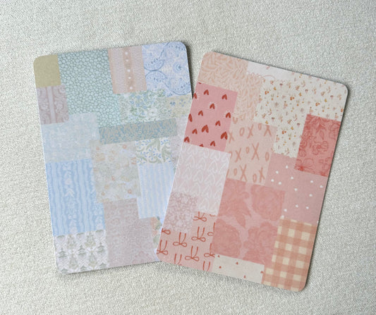 Patchwork Kindle Insert Cards