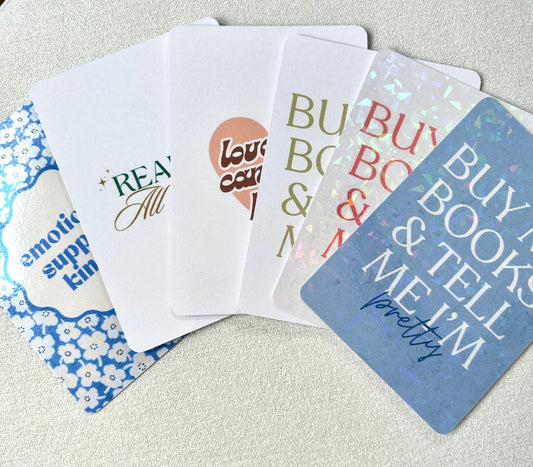 Bookish Kindle Insert Cards