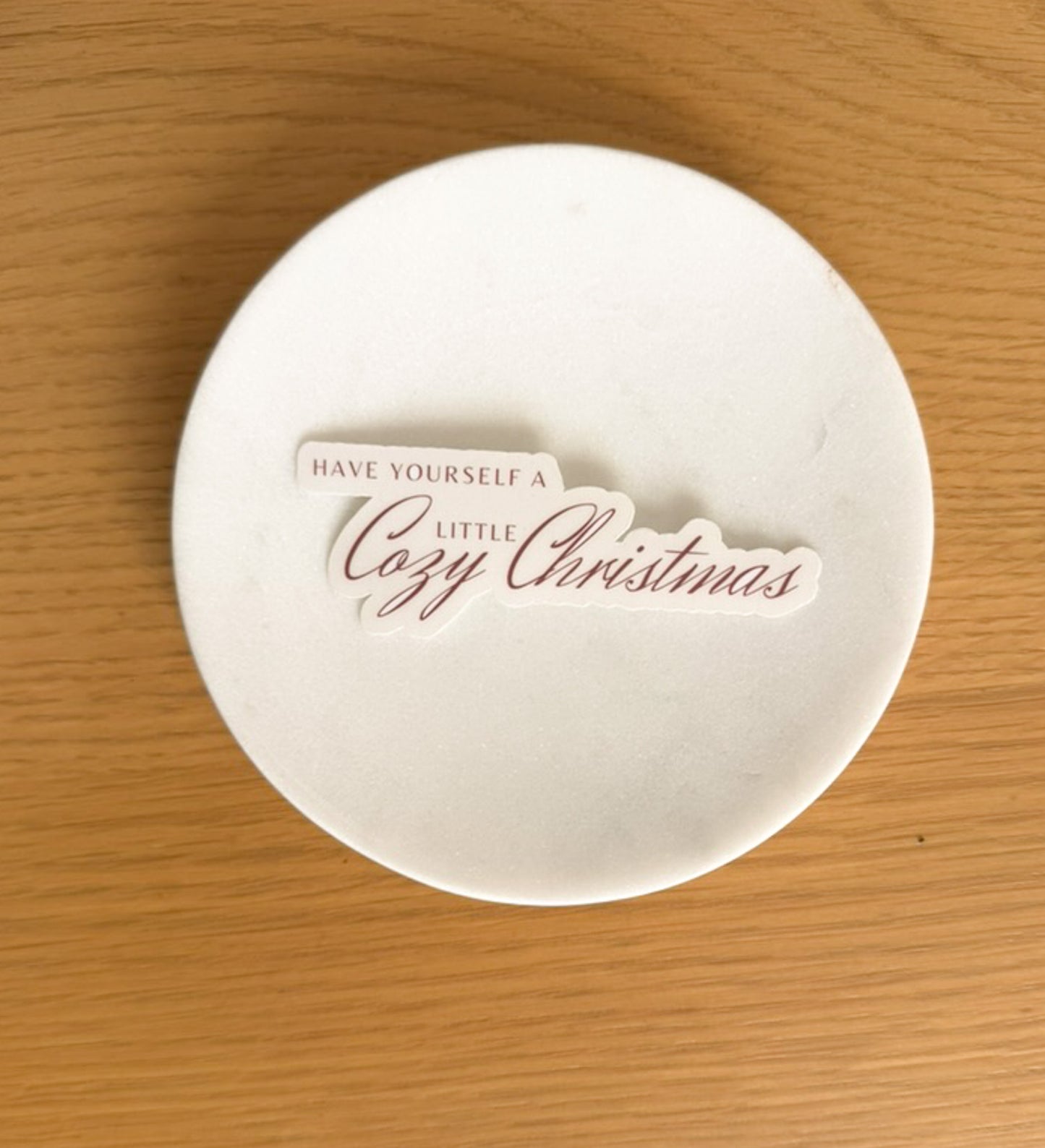 Cozy Little Christmas Sticker
