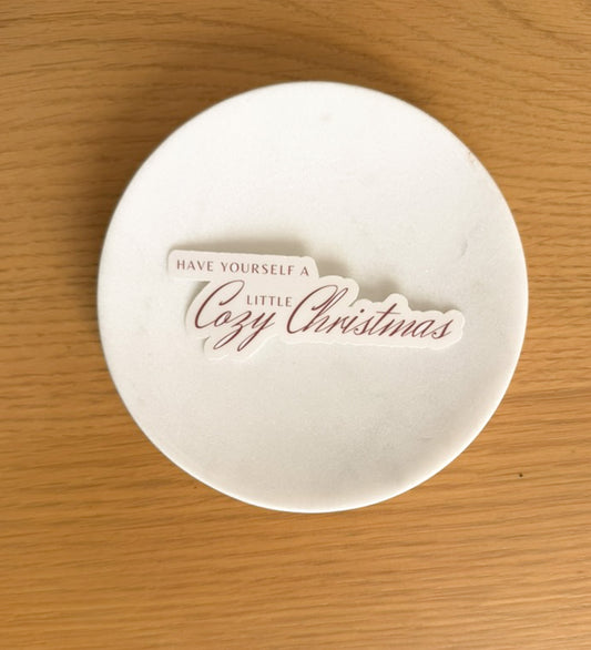 Cozy Little Christmas Sticker