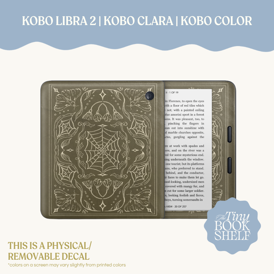 Physical Kindle & Kobo Decals | Poison Garden