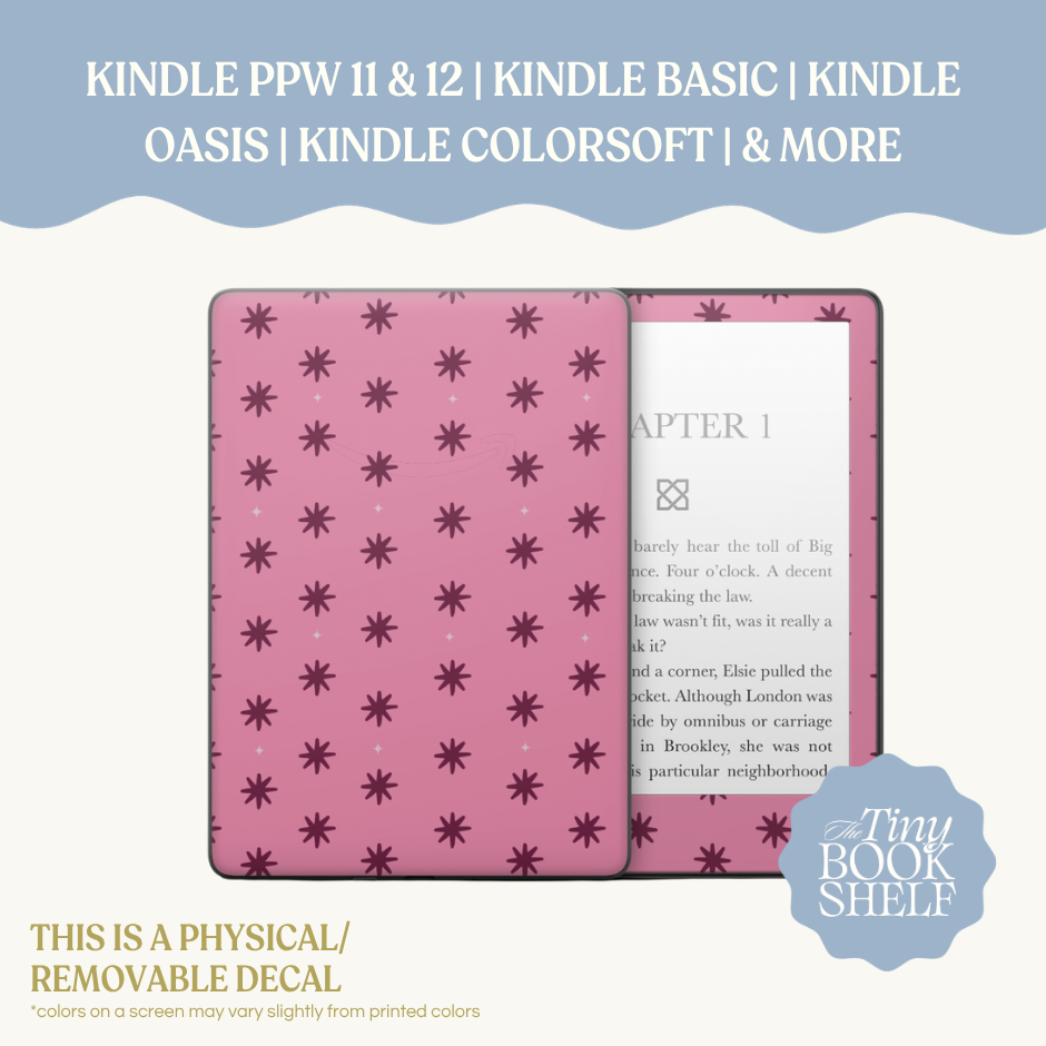 Physical Kindle & Kobo Decals | Petal Pop