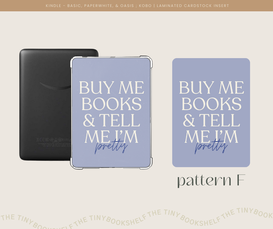 Bookish Kindle Insert Cards