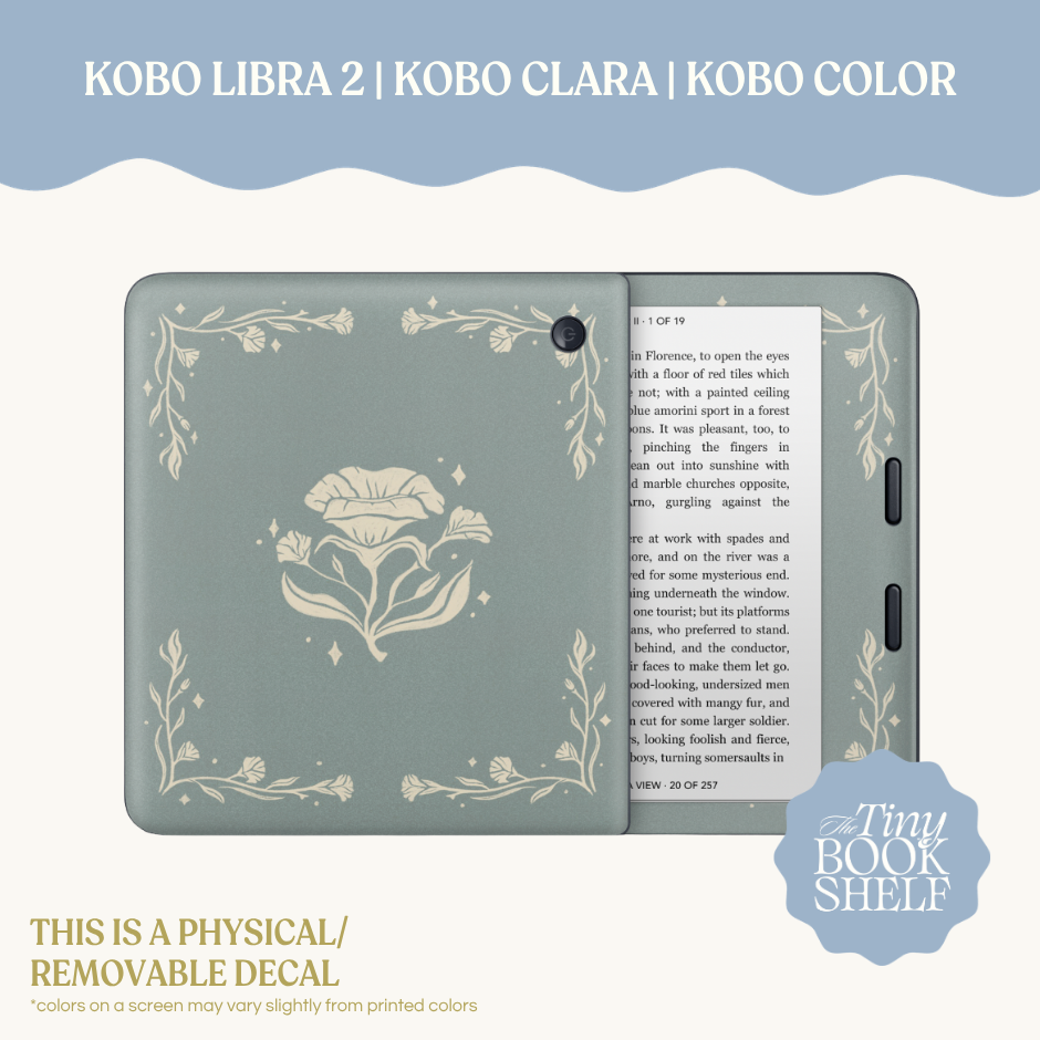 Physical Kindle & Kobo Decals | Garden Heirloom