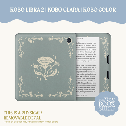 Physical Kindle & Kobo Decals | Garden Heirloom