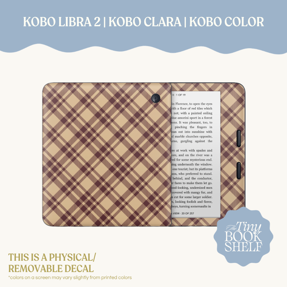 Physical Kindle & Kobo Decals | Well Read