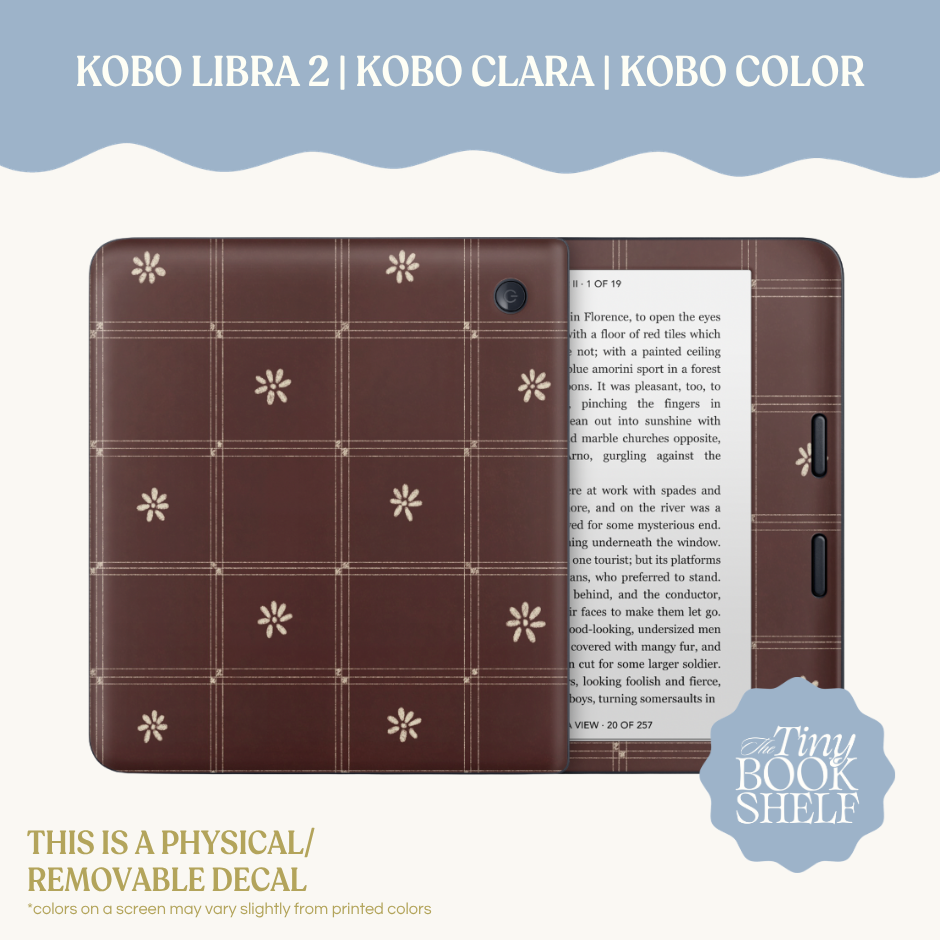Physical Kindle & Kobo Decals | Rosewood