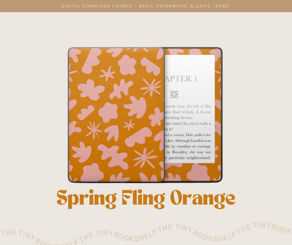 Spring Fling Orange Decal Art