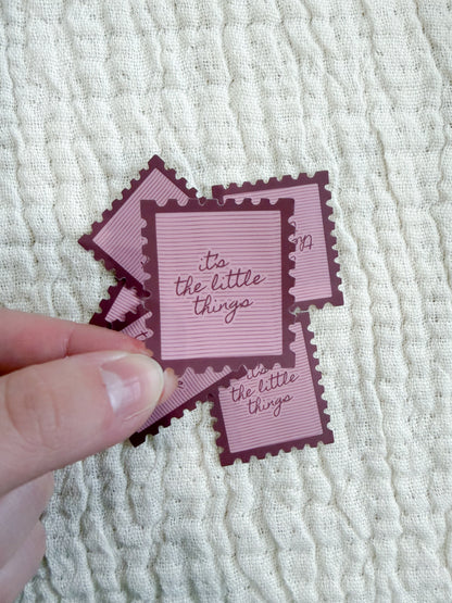 It’s the Little Things Sticker