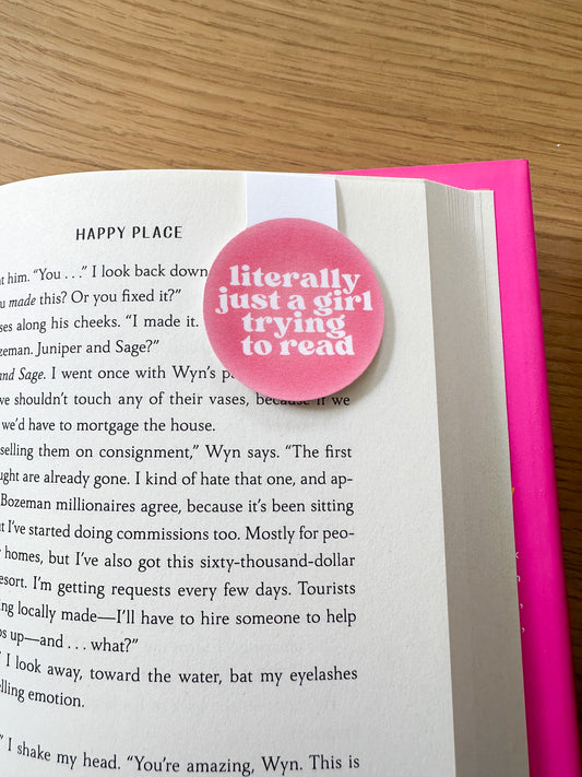 Literally Just a Girl  | Magnetic Bookmark