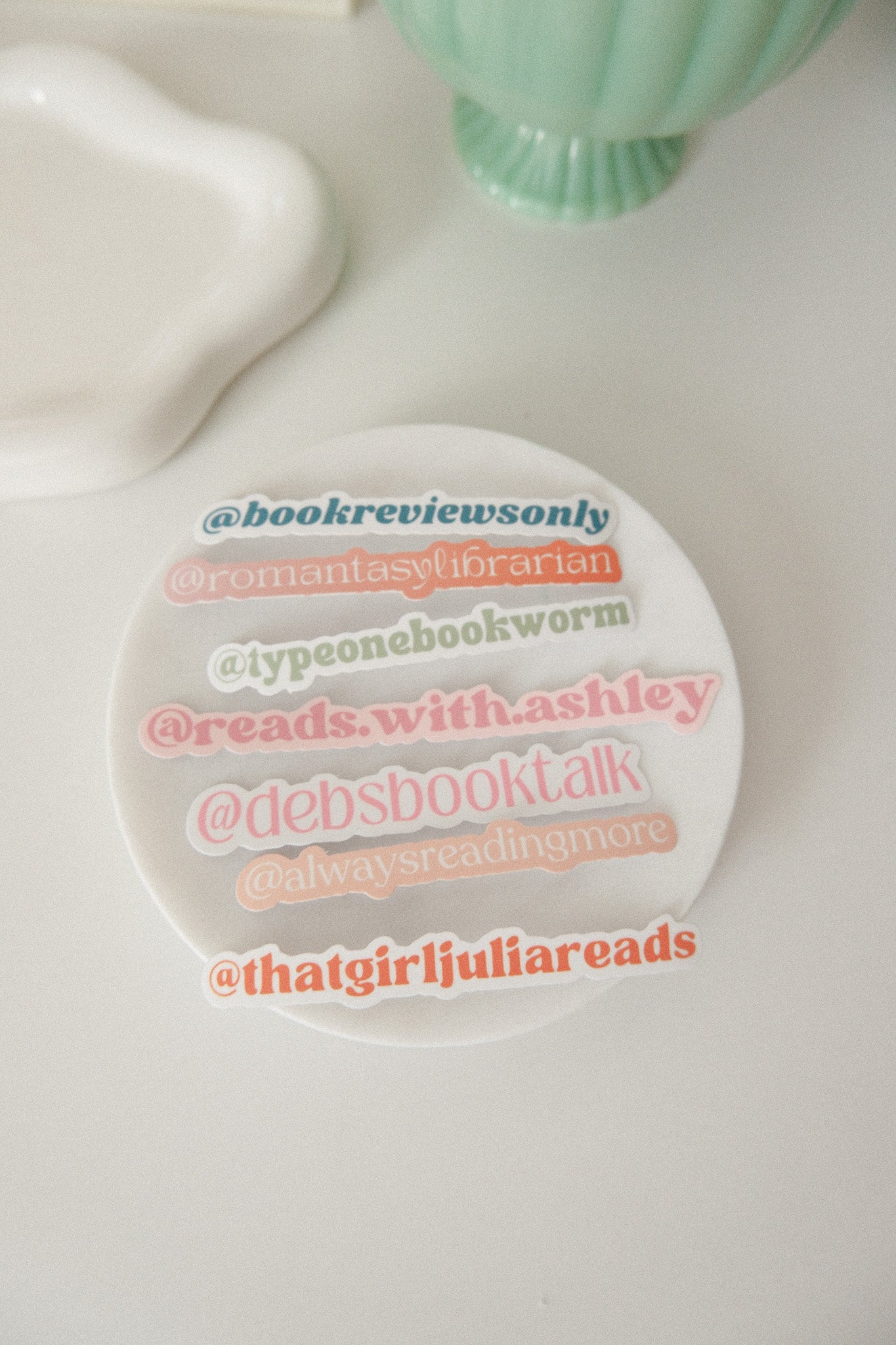 Custom Name Handle Sticker