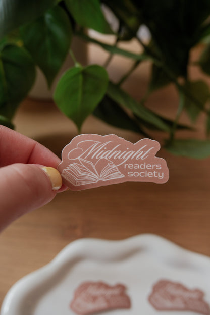 Midnight Readers Society Sticker | Fall Sticker