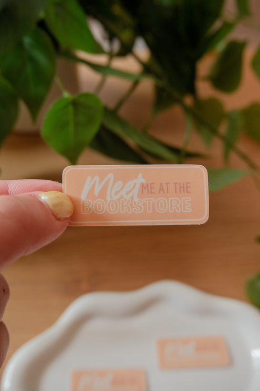 Meet Me at the Bookstore Sticker | Fall Sticker