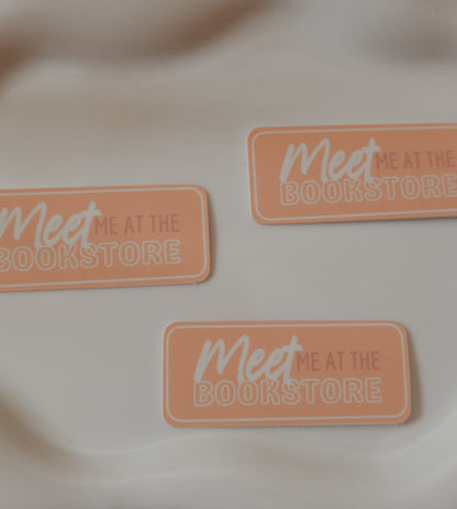 Meet Me at the Bookstore Sticker | Fall Sticker