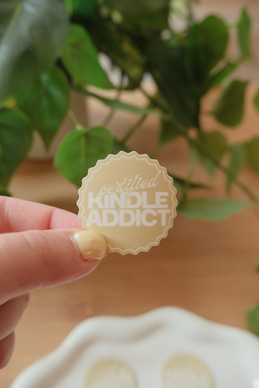 Kindle Addict Sticker | Fall Sticker