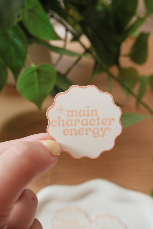 Main Character Energy Sticker | Fall Sticker