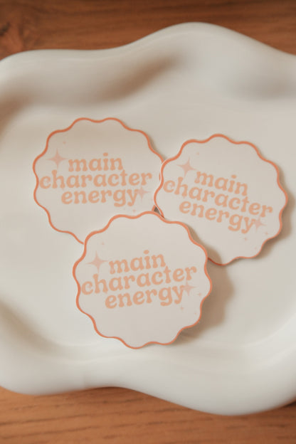 Main Character Energy Sticker | Fall Sticker