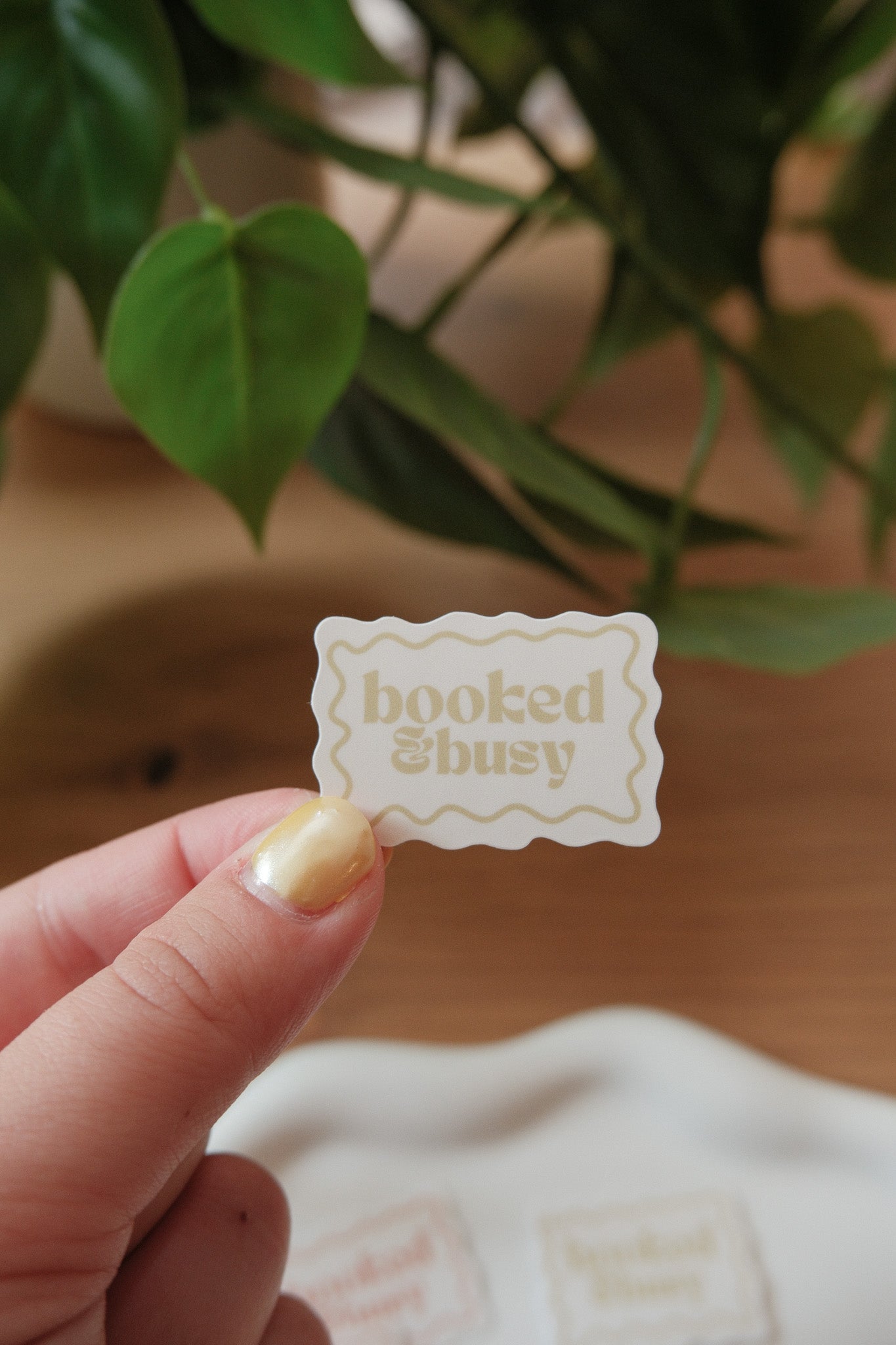 Booked And Busy Sticker | Fall Sticker