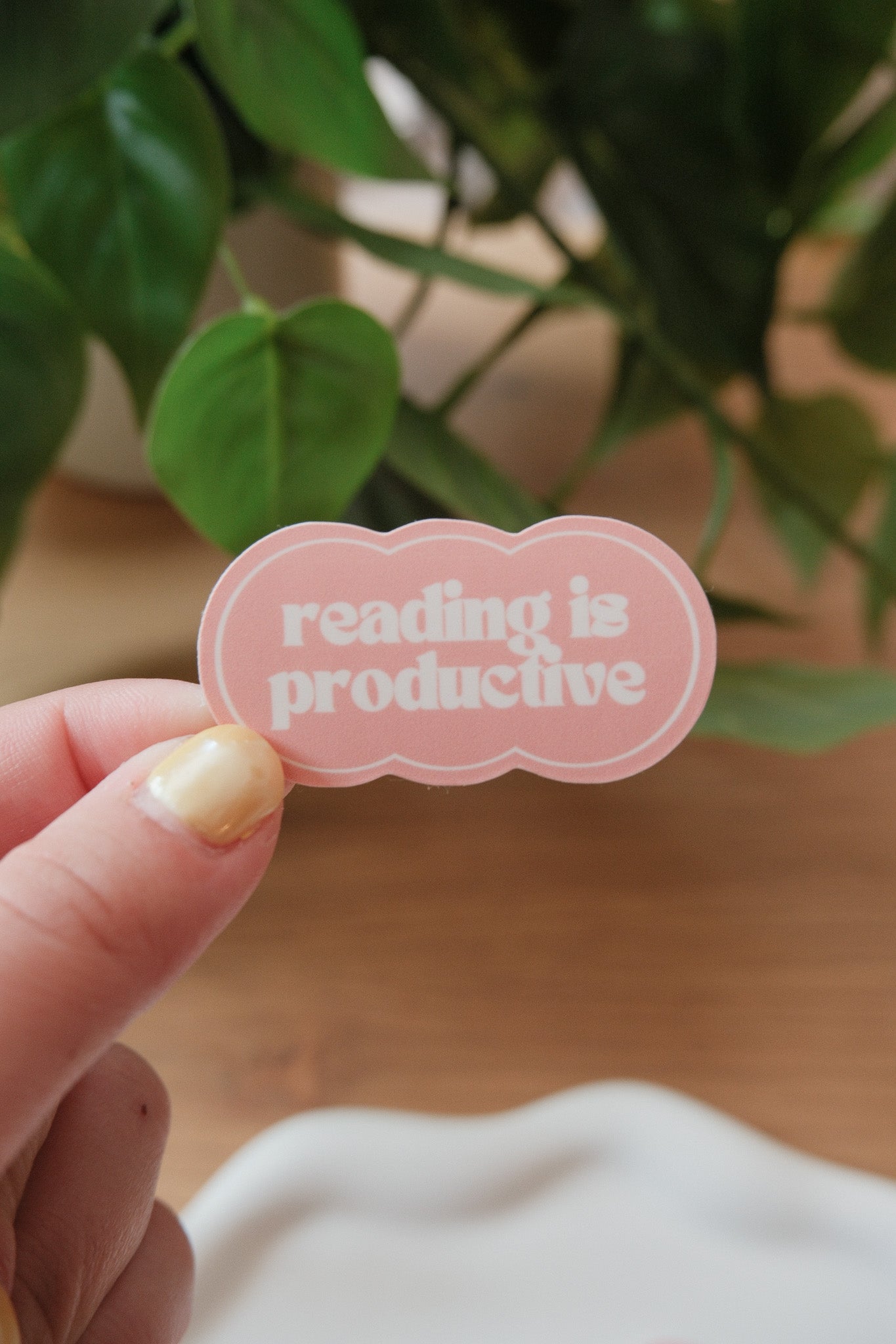 Reading In Progress Sticker | Fall Sticker