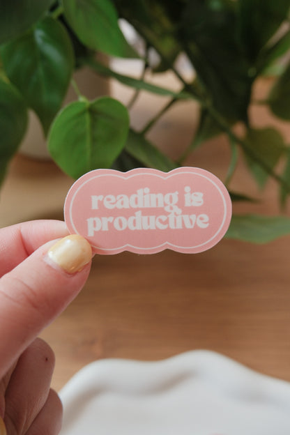 Reading In Progress Sticker | Fall Sticker