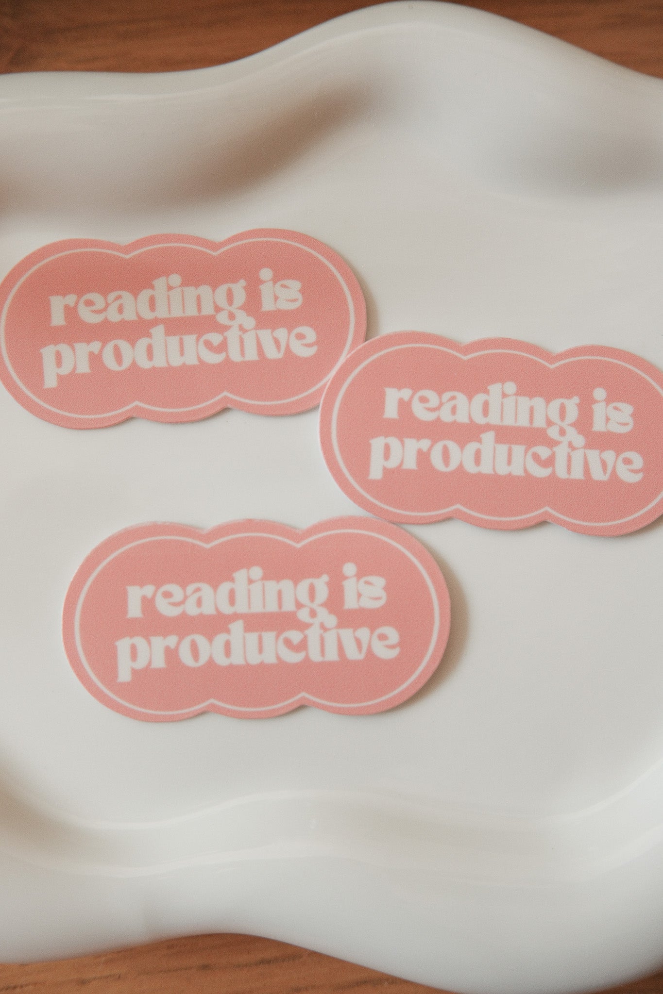 Reading In Progress Sticker | Fall Sticker