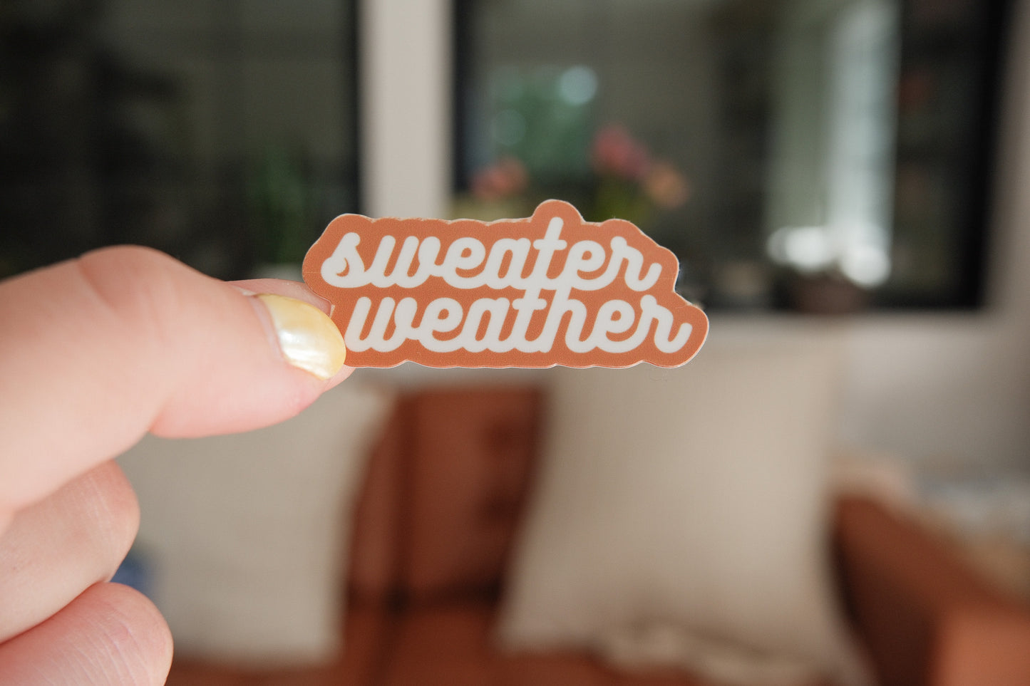 Sweater Weather Sticker | Fall Sticker