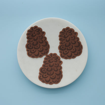 Pinecone Sticker
