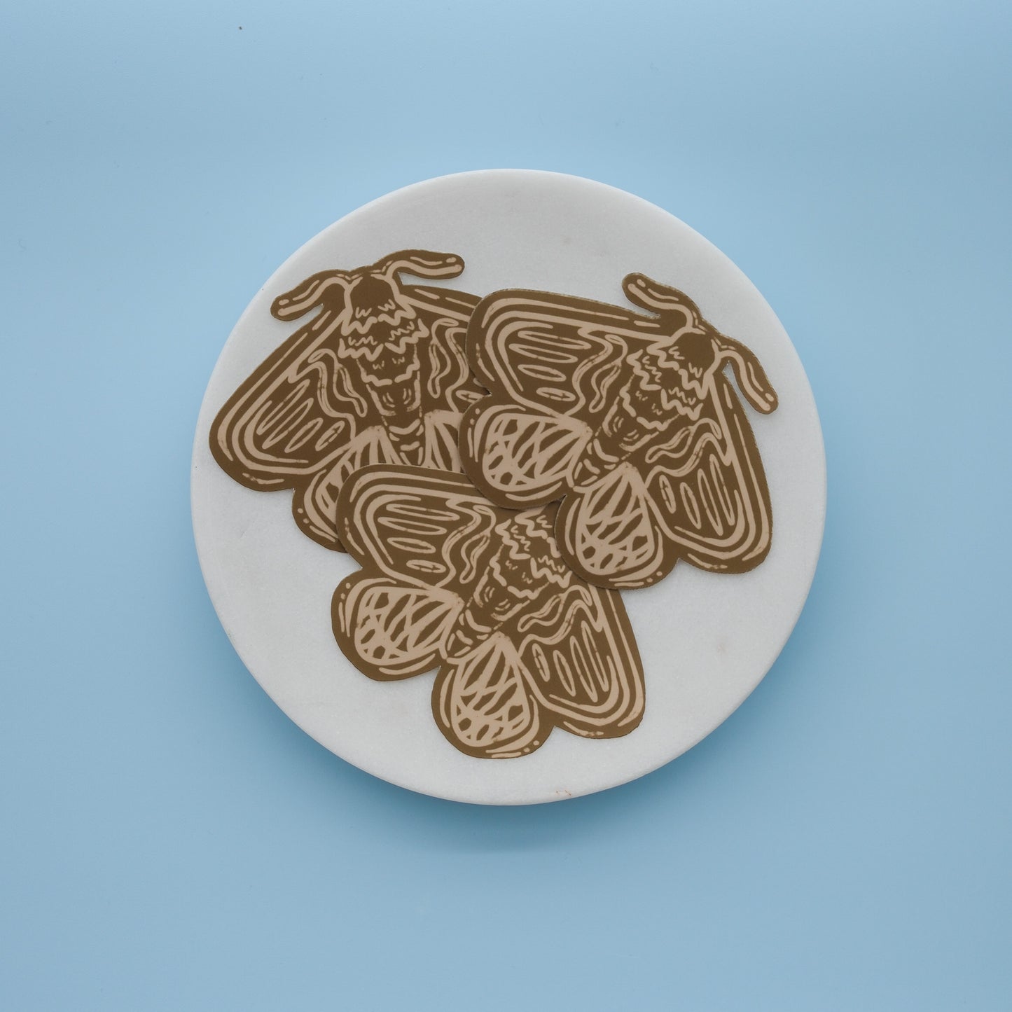 Autumn Moth Sticker