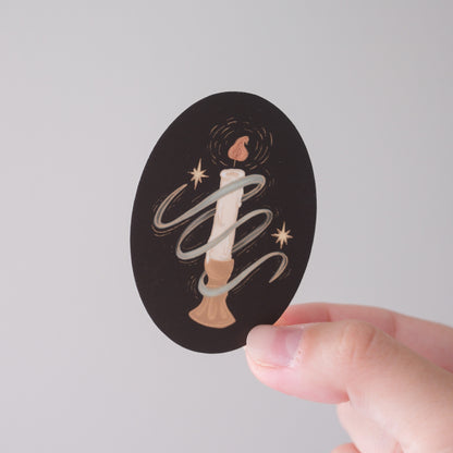 By The Candlelight Sticker