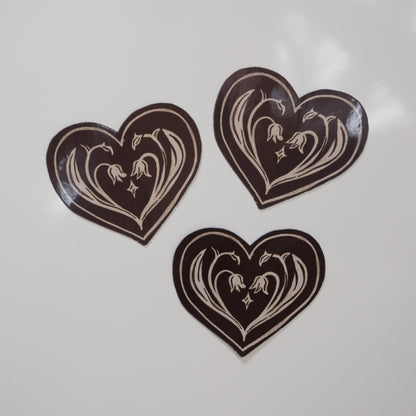 Floral Heart Magnet
