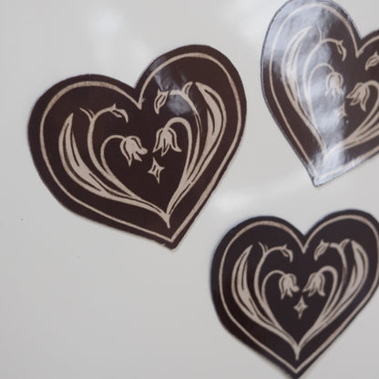 Floral Heart Magnet