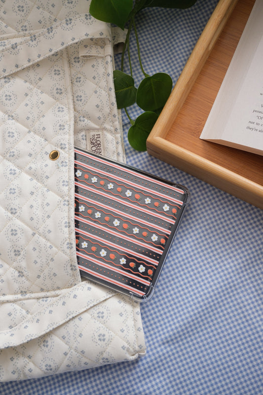 Strawberry Patch | Clear Kindle Case