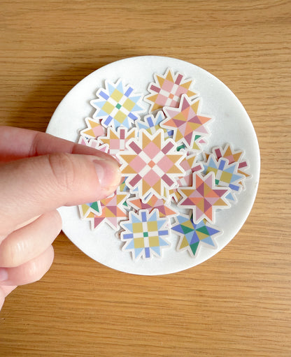 Mini Quilt Patch Filler Stickers