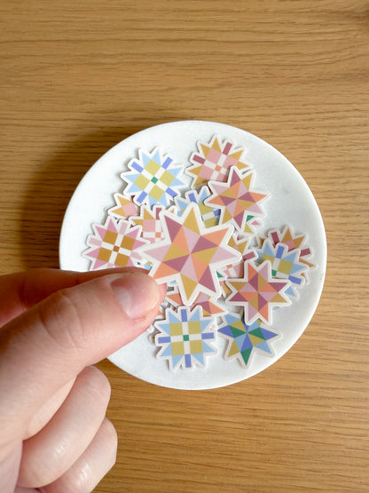 Mini Quilt Patch Filler Stickers