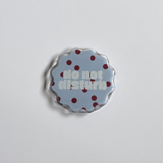 Do Not Disturb Blue Magnetic E-Reader Grip