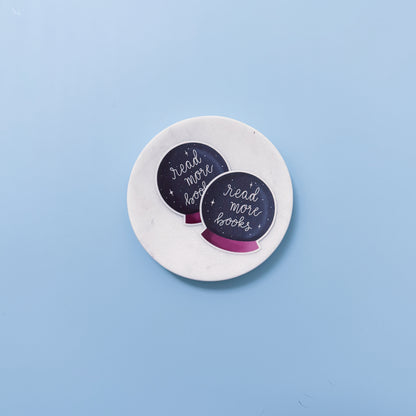 Read More Books Crystal Ball Sticker