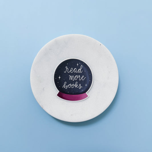 Read More Books Crystal Ball Sticker