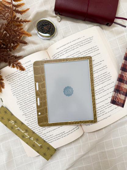Physical Kindle & Kobo Decals | Olive Croc