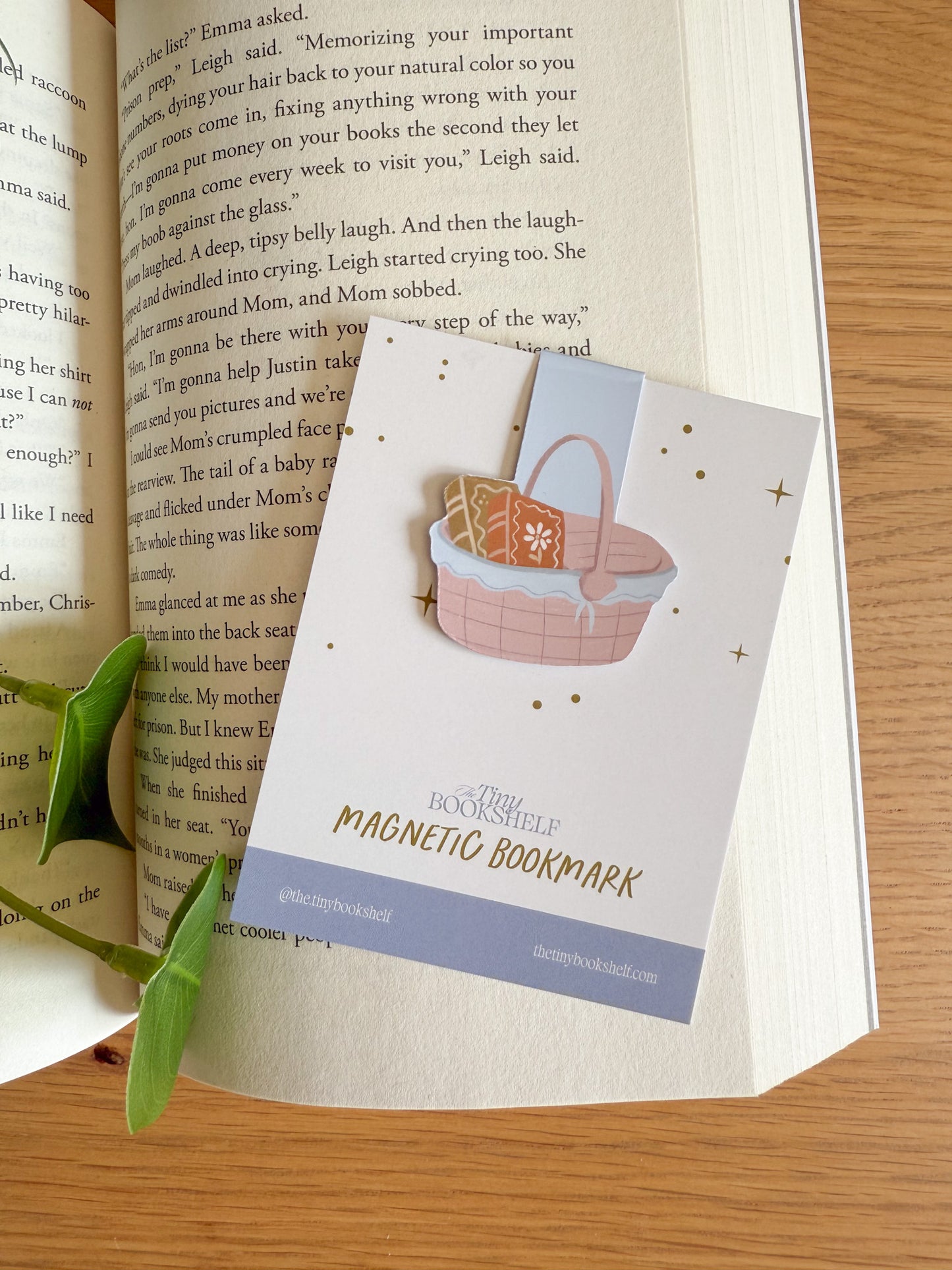Book Picnic Basket | Magnetic Bookmark
