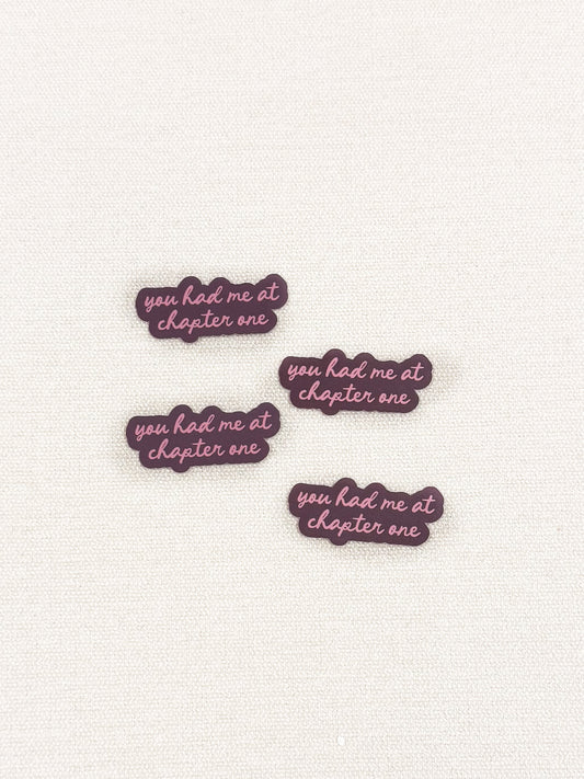You Had Me at Chapter One Sticker