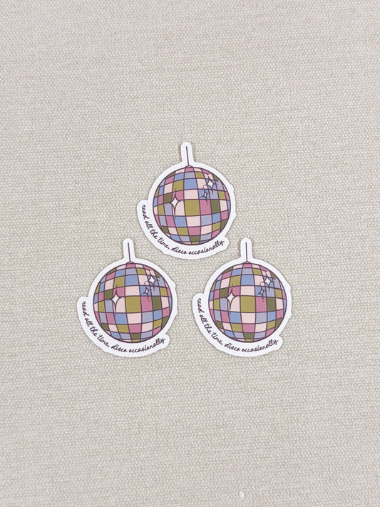 Read All the Time Sticker