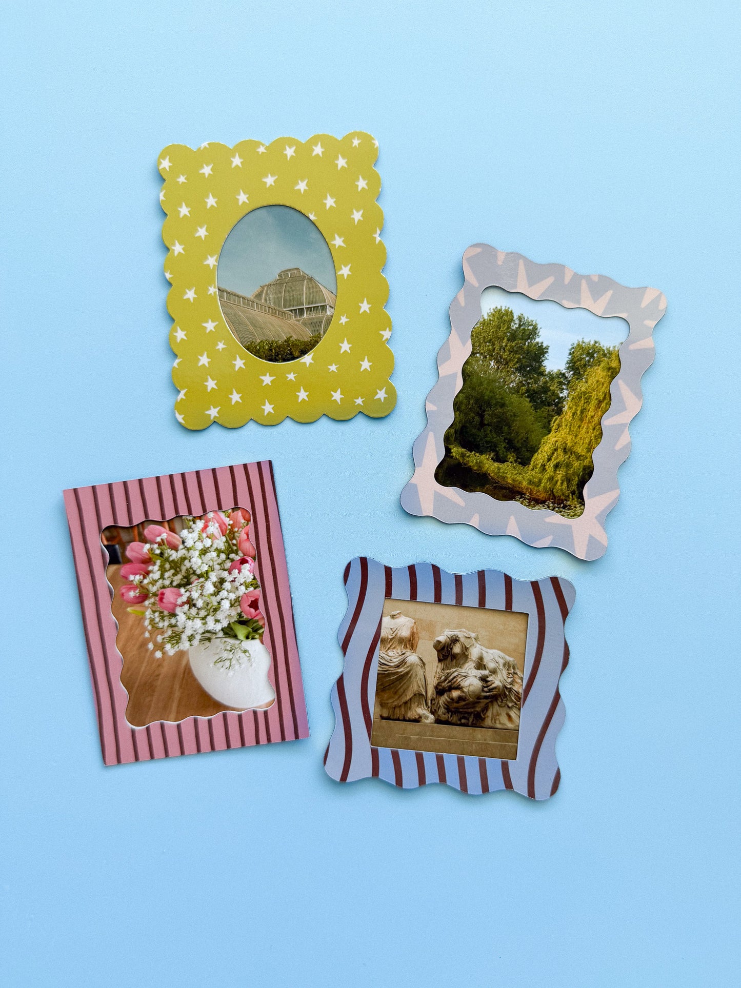 Mini Magnetic Photo Frames - Set of 4