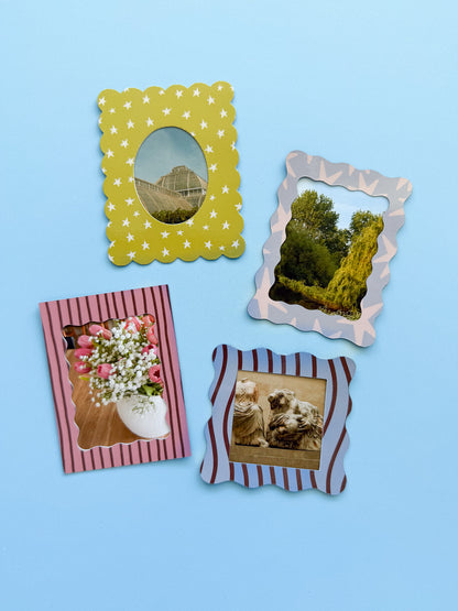 Mini Magnetic Photo Frames - Set of 4