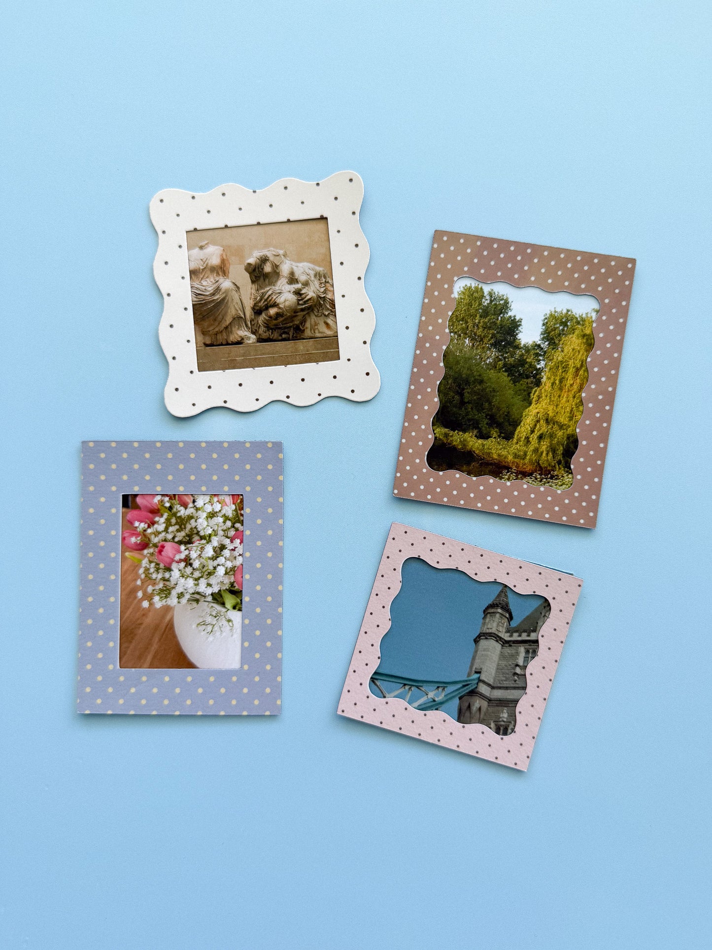 Mini Magnetic Photo Frames - Set of 4