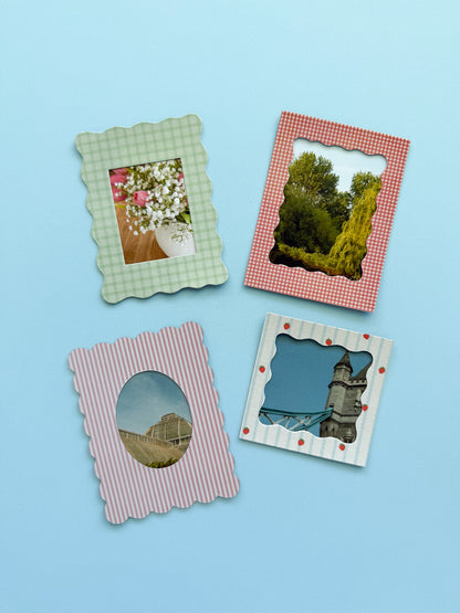 Mini Magnetic Photo Frames - Set of 4
