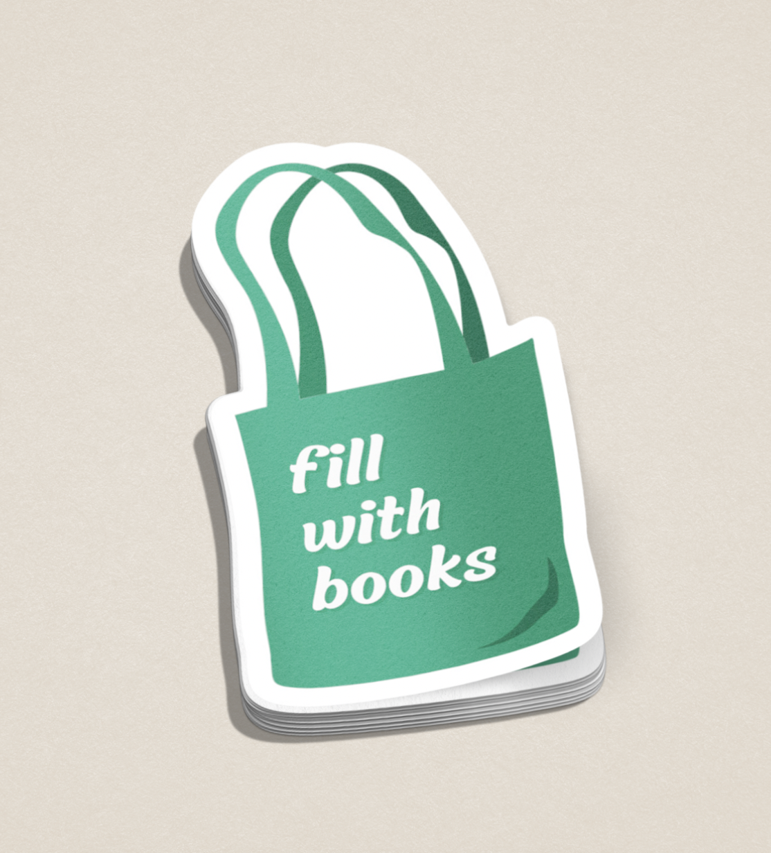 Book Bag Sticker