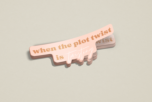 Plot Twist Sticker