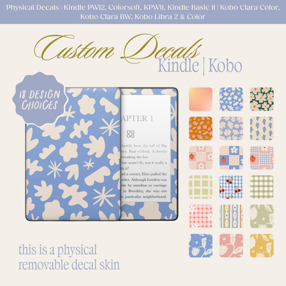 Physical Kindle & Kobo Decals | Spring Designs