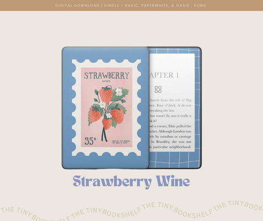 Strawberry Wine Kindle Decal Art